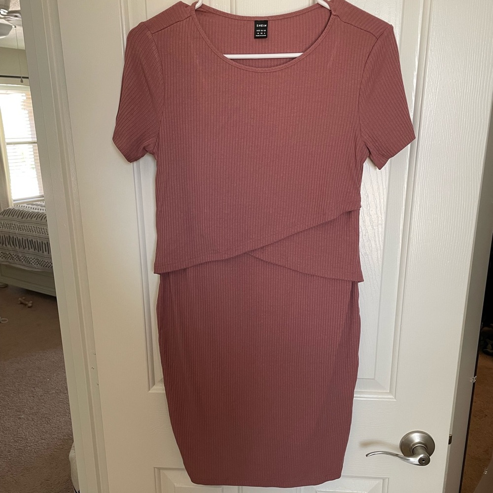 Rose nursing dress